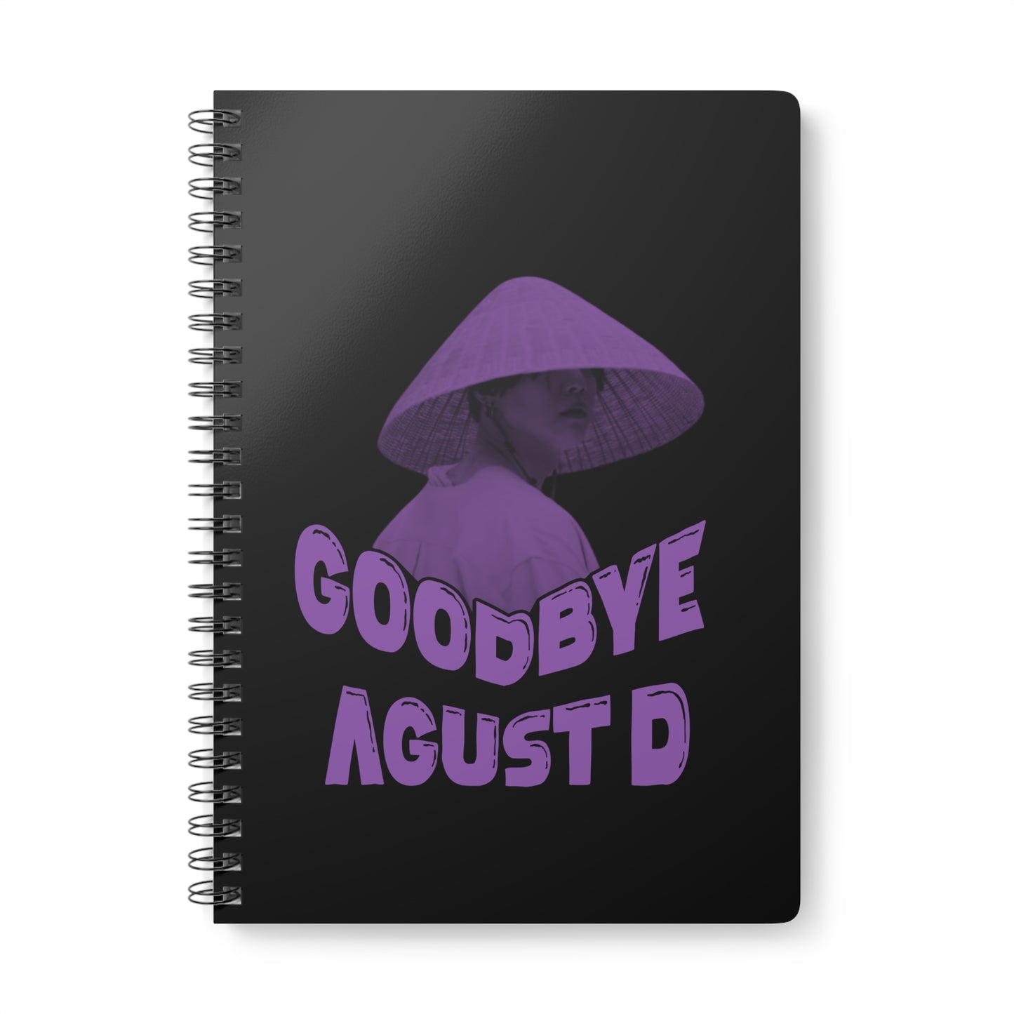 Goodbye Agust D Wirobound Softcover Notebook, A5