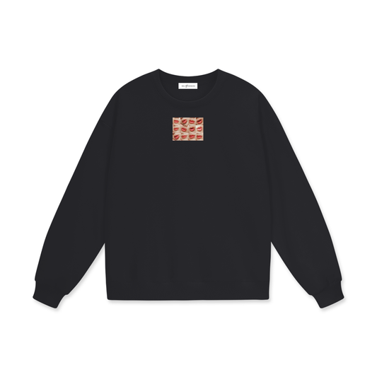 Jin's Lips Heavyweight Drop Shoulder Sweatshirt