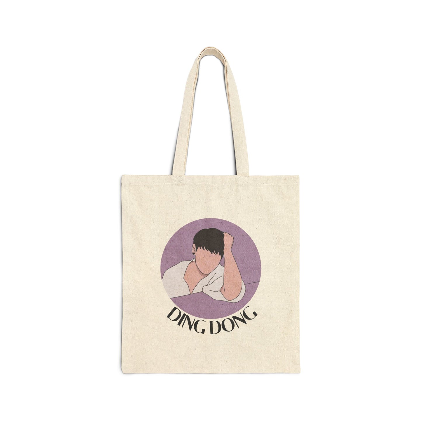 Ding Dong (Jungkook) Cotton Canvas Tote Bag
