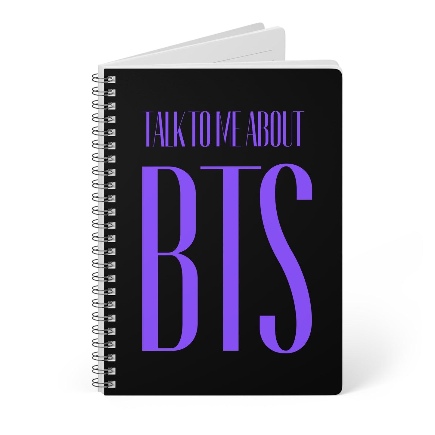 Talk To Me About BTS Wirobound Softcover Notebook, A5