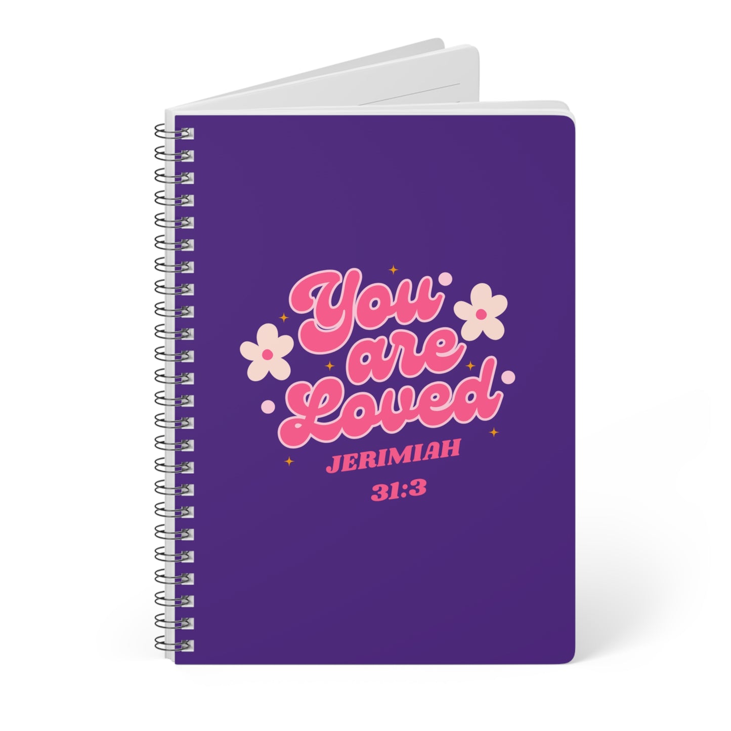 You Are Loved (1) Wirobound Softcover Notebook, A5