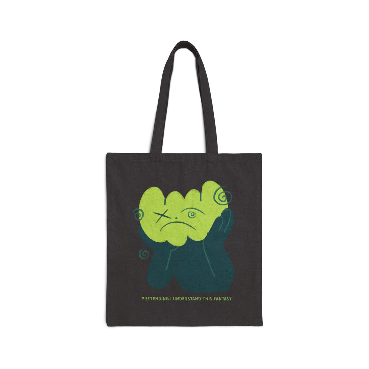 Pretending I Understand This Fantasy Cotton Canvas Tote Bag