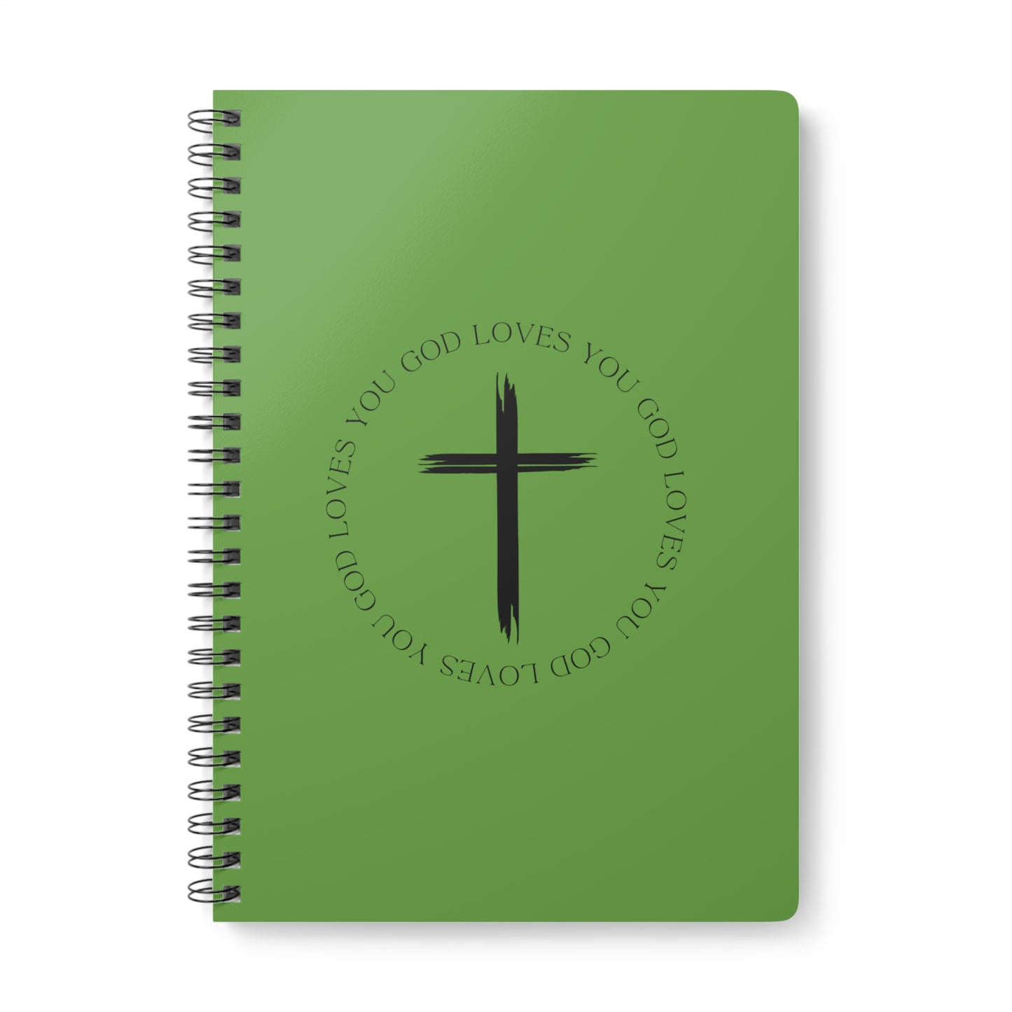 God Loves You Wirobound Softcover Notebook, A5