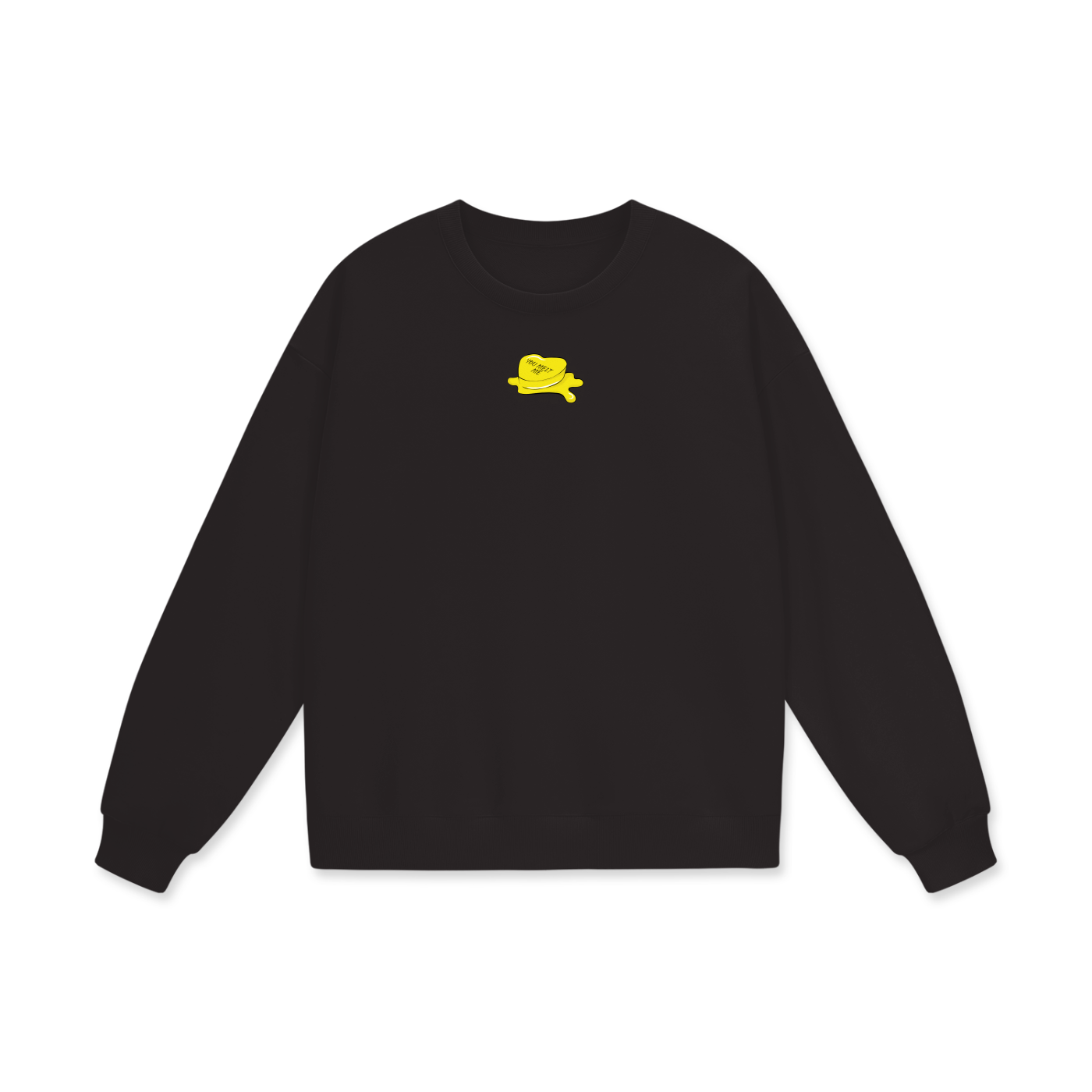 You Melt Me (Butter) Heavyweight Drop Shoulder Oversized Fleece Sweatshirt