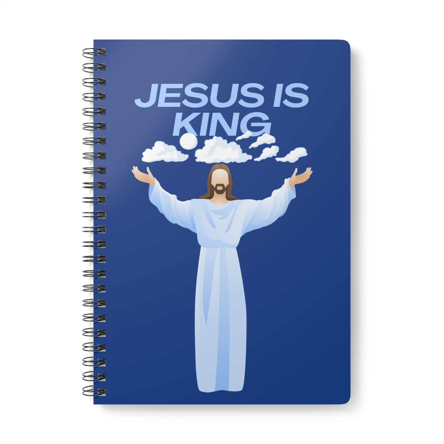 Jesus Is King (1) Wirobound Softcover Notebook, A5