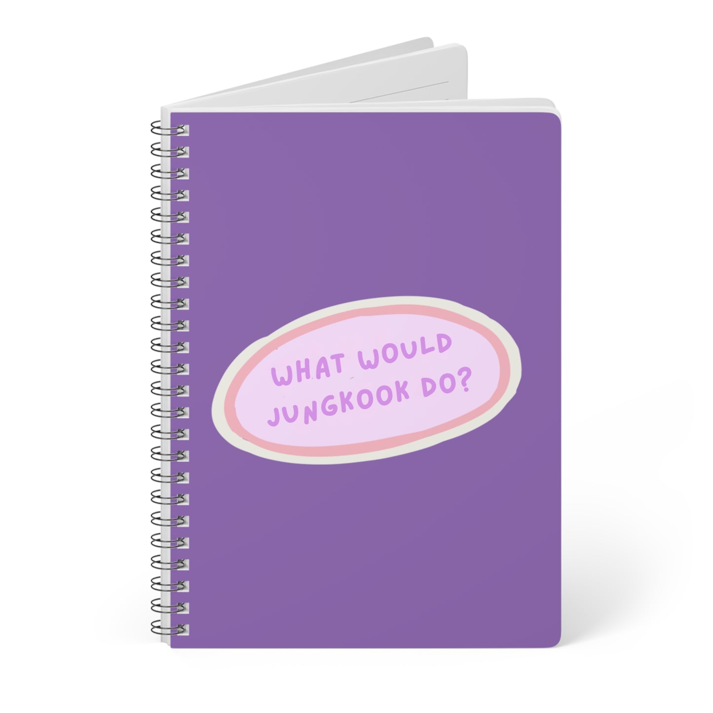 What Would Jungkook Do? Wirobound Softcover Notebook, A5