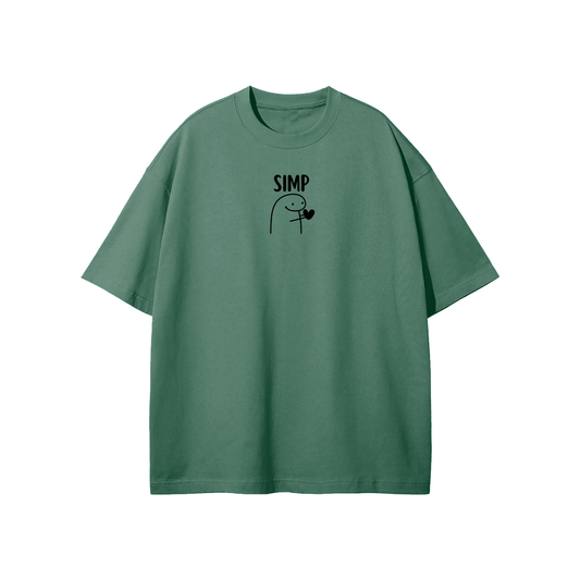 Simp (Heart) Streetwear Heavyweight Loose Fit T-Shirt