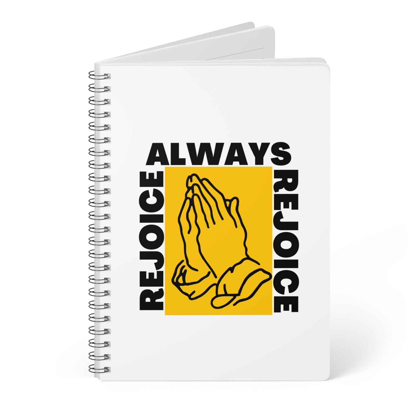 Always Rejoice (1) Wirobound Softcover Notebook, A5