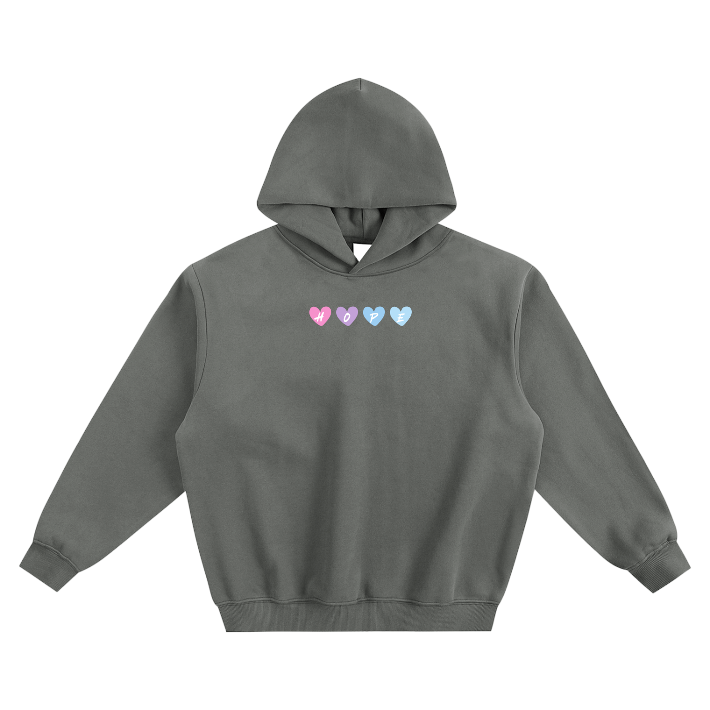 Hope Fleeced Boxy Hoodie