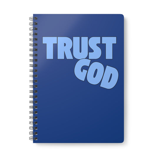 Trust God (1) Wirobound Softcover Notebook, A5