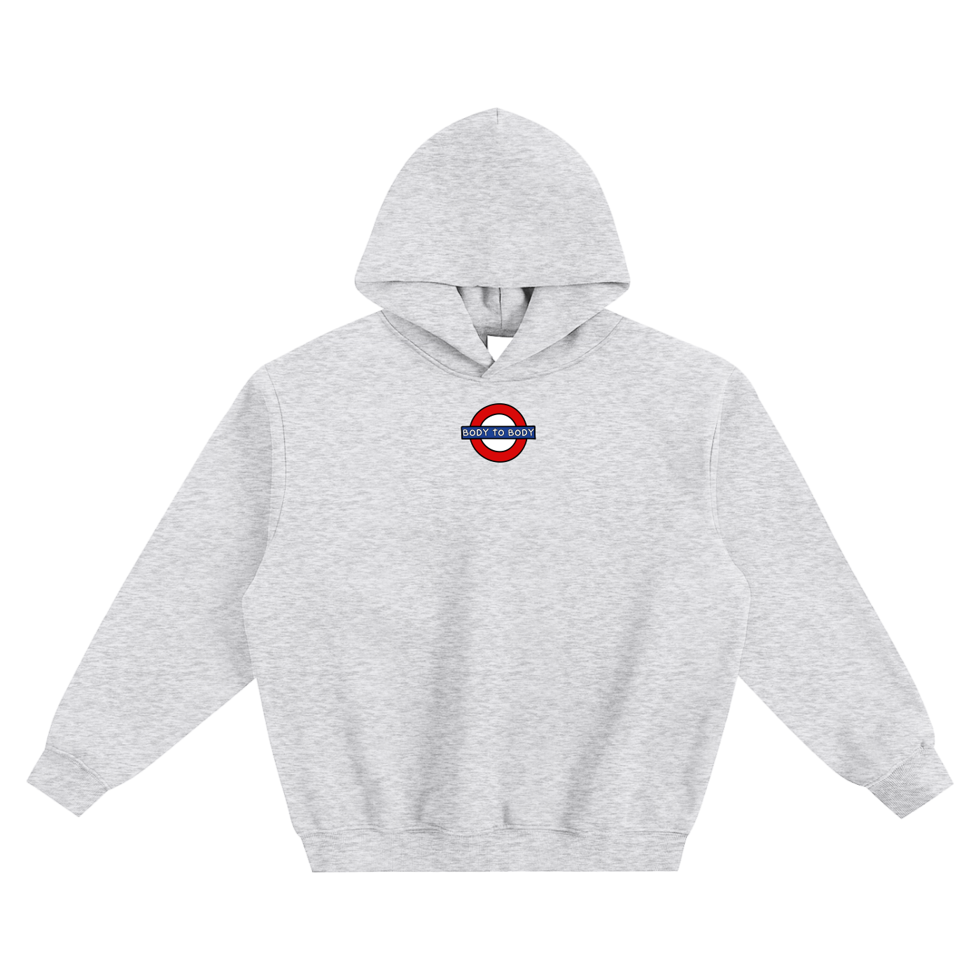Body To Body (Underground) Fleeced Boxy Hoodie