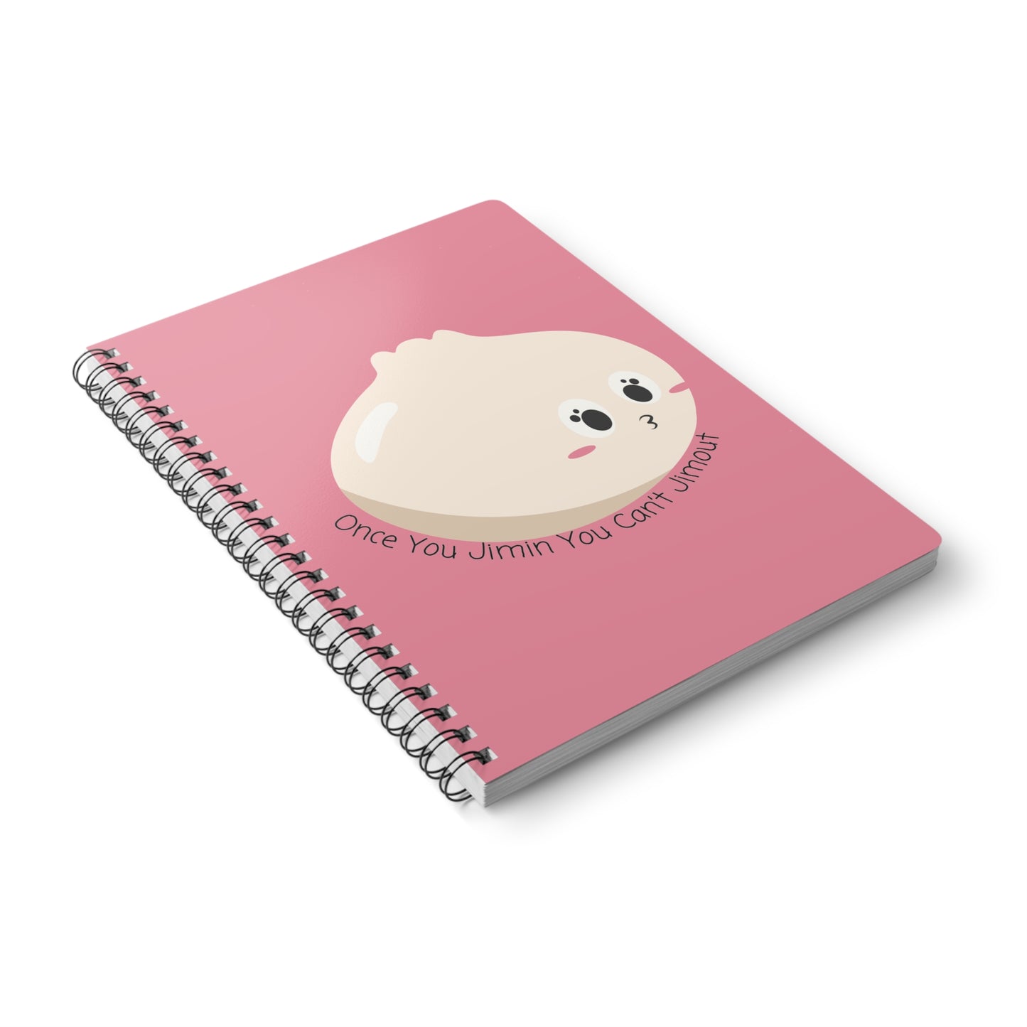 Once You Jimin You Can't Jimout (Mochi) Wirobound Softcover Notebook, A5