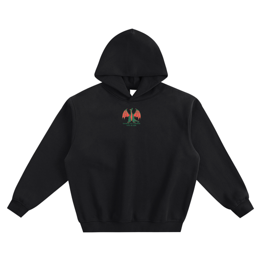 I'm More Of A Dragon Type Of Girl Fleeced Boxy Hoodie
