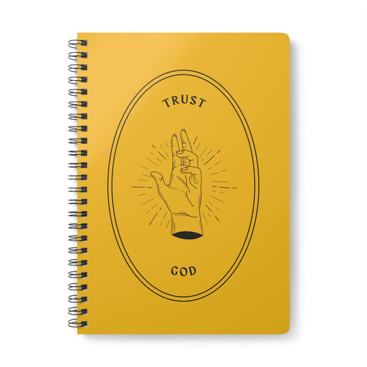 Trust God Wirobound Softcover Notebook, A5