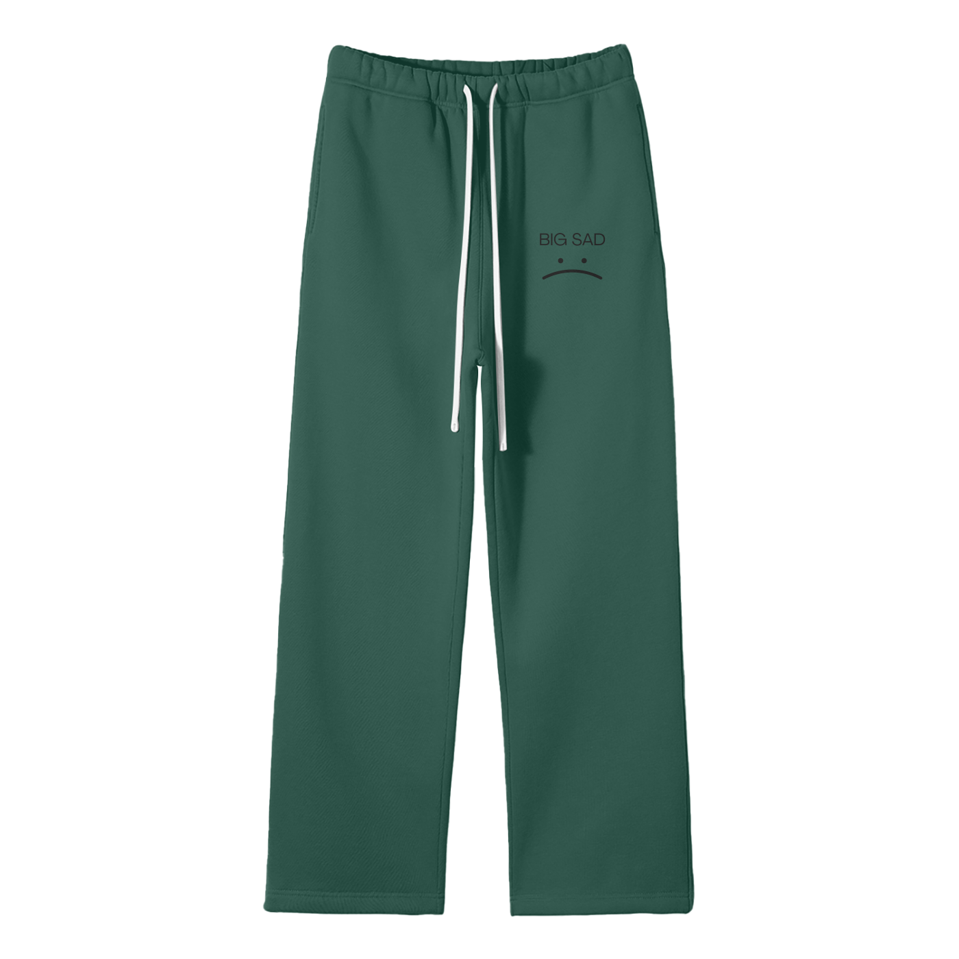 Big Sad Streetwear Fleece Straight Leg Pants