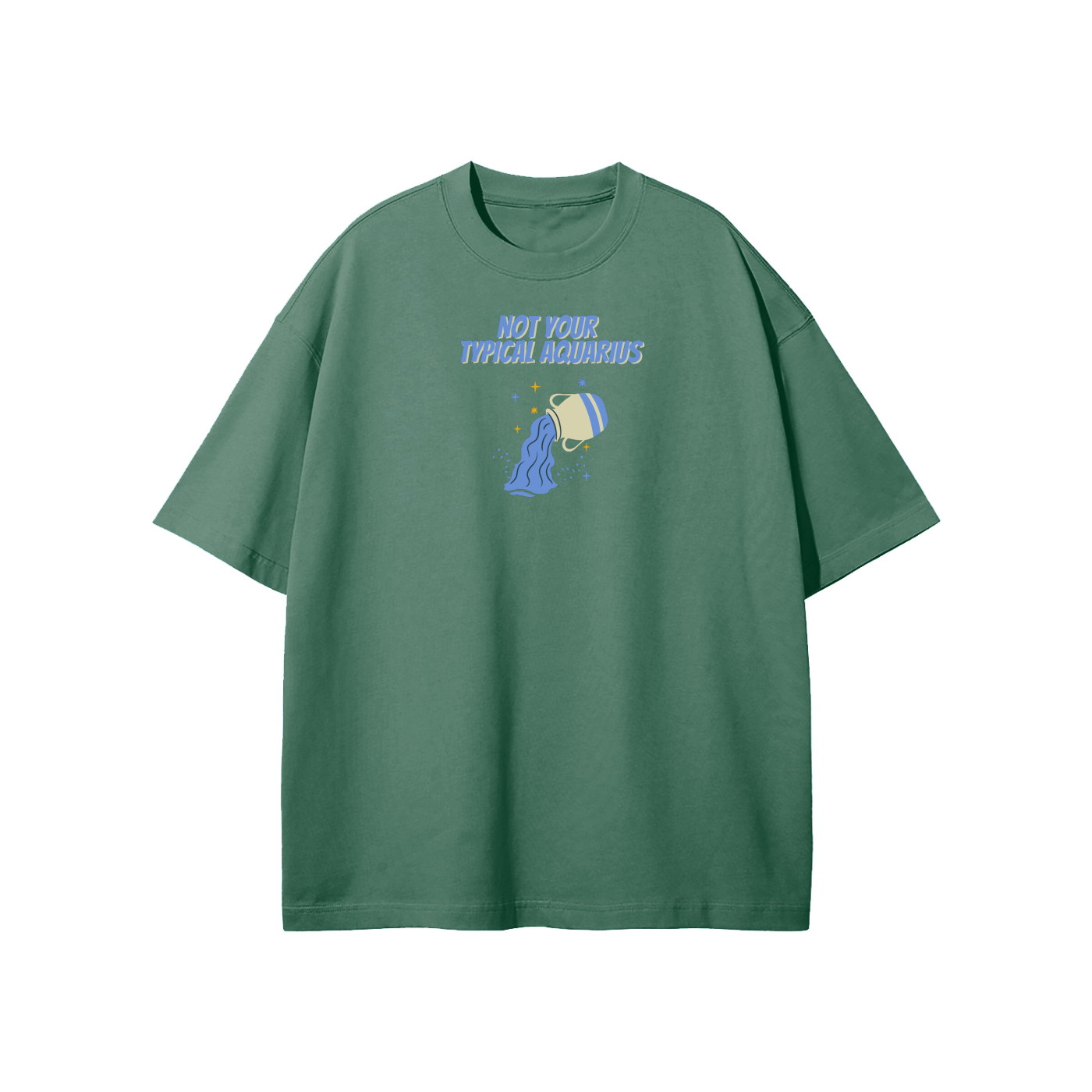 Not Your Typical Aquarius Streetwear Heavyweight Loose Fit T-Shirt