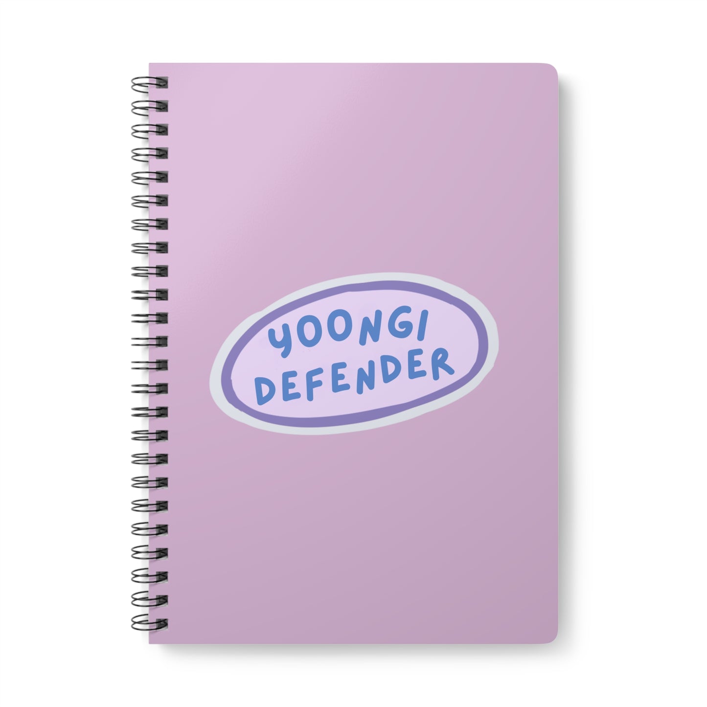 Yoongi Defender Wirobound Softcover Notebook, A5