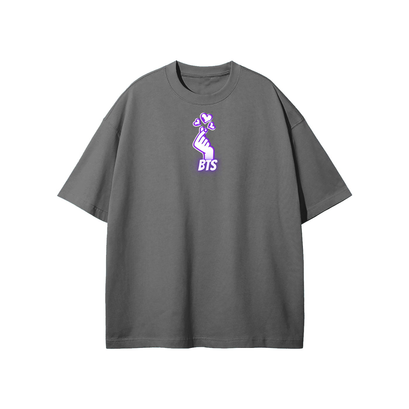BTS Hand Heart Streetwear Heavyweight Loose Fit T-Shirt