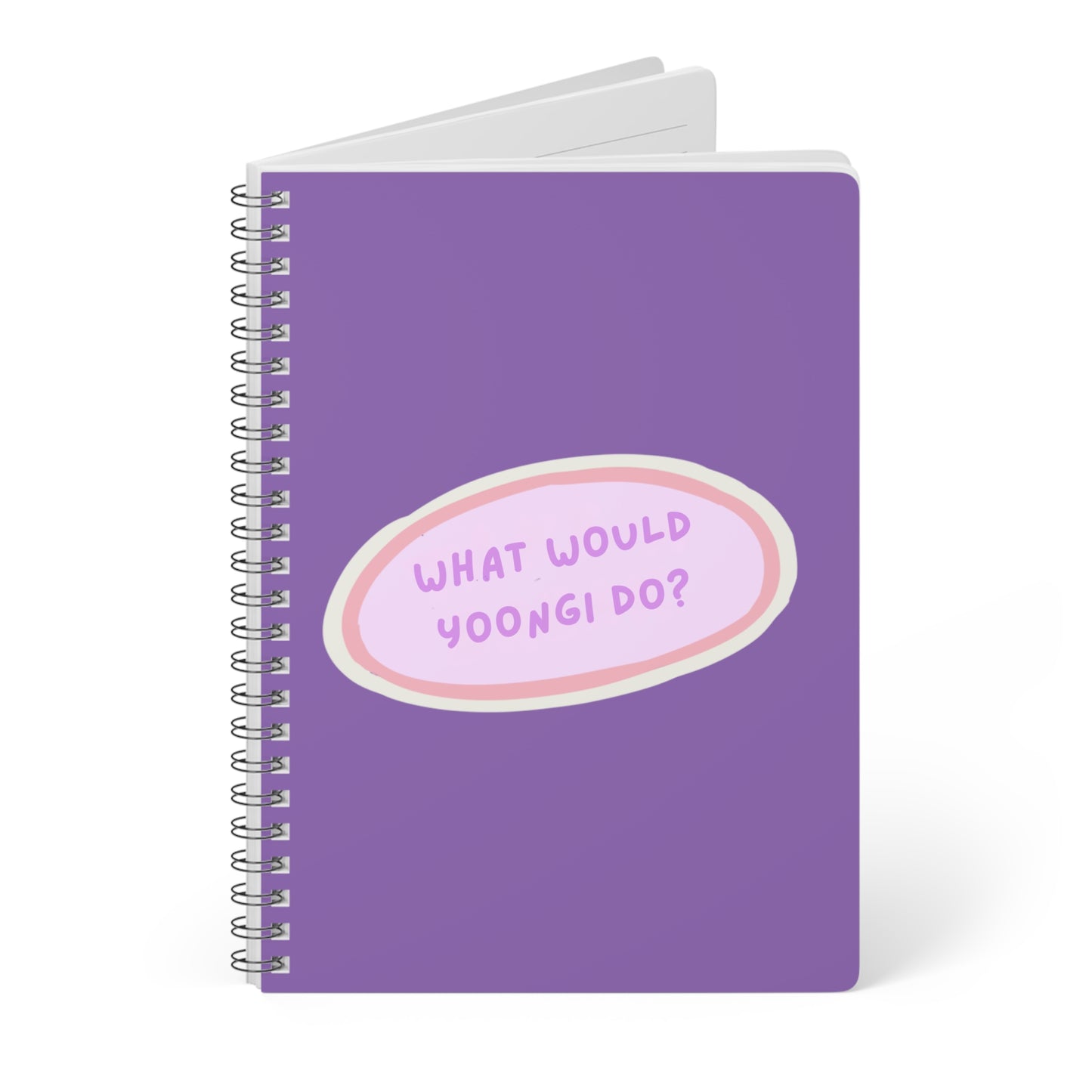 What Would Yoongi Do? Wirobound Softcover Notebook, A5