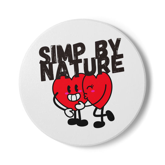 Simp By Nature (1) Ceramic Coaster