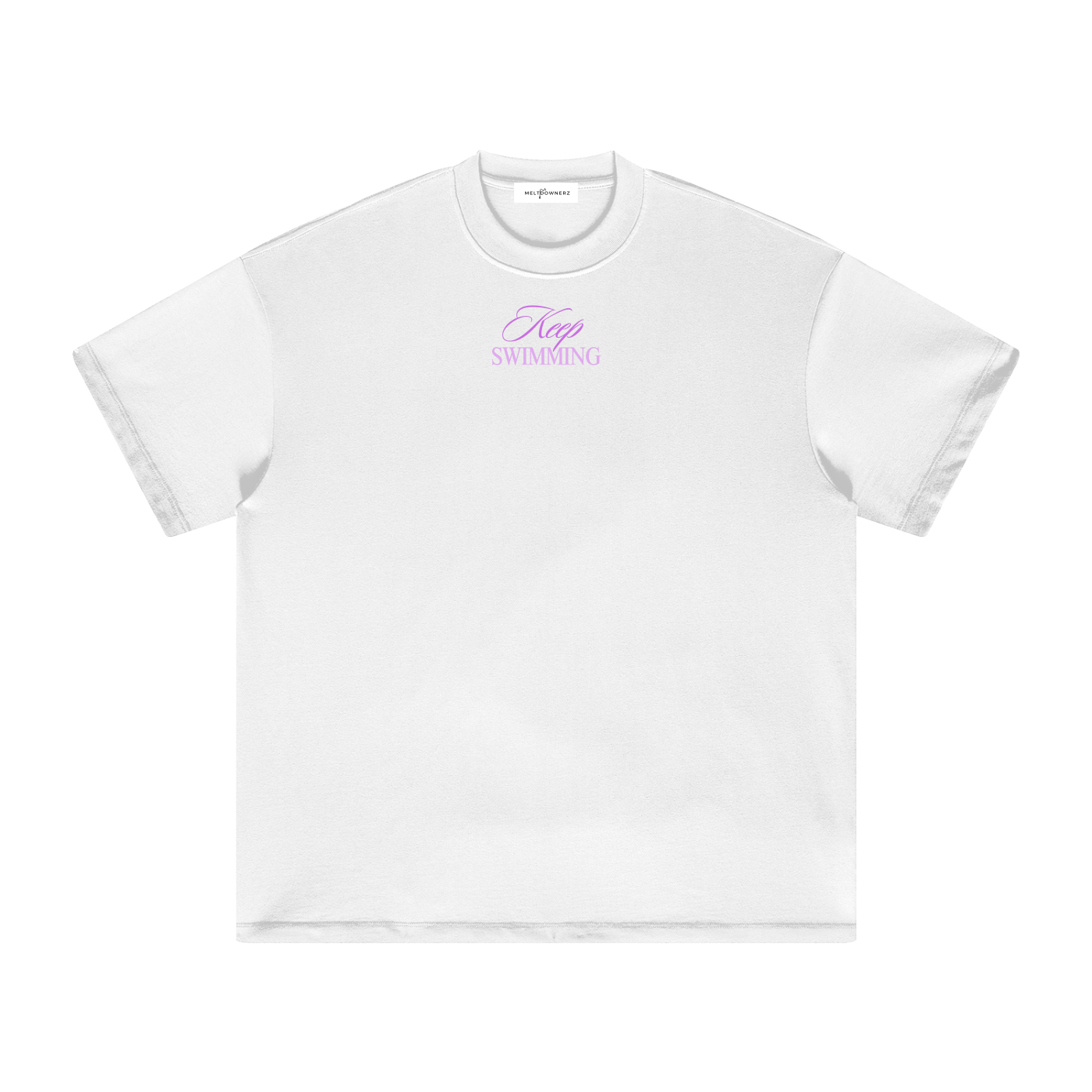 Keep Swimming BTS Purple Heavyweight T-Shirt