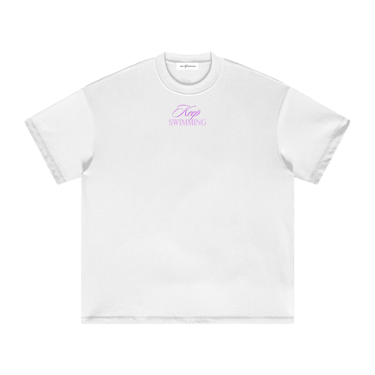 Keep Swimming BTS Purple Heavyweight T-Shirt