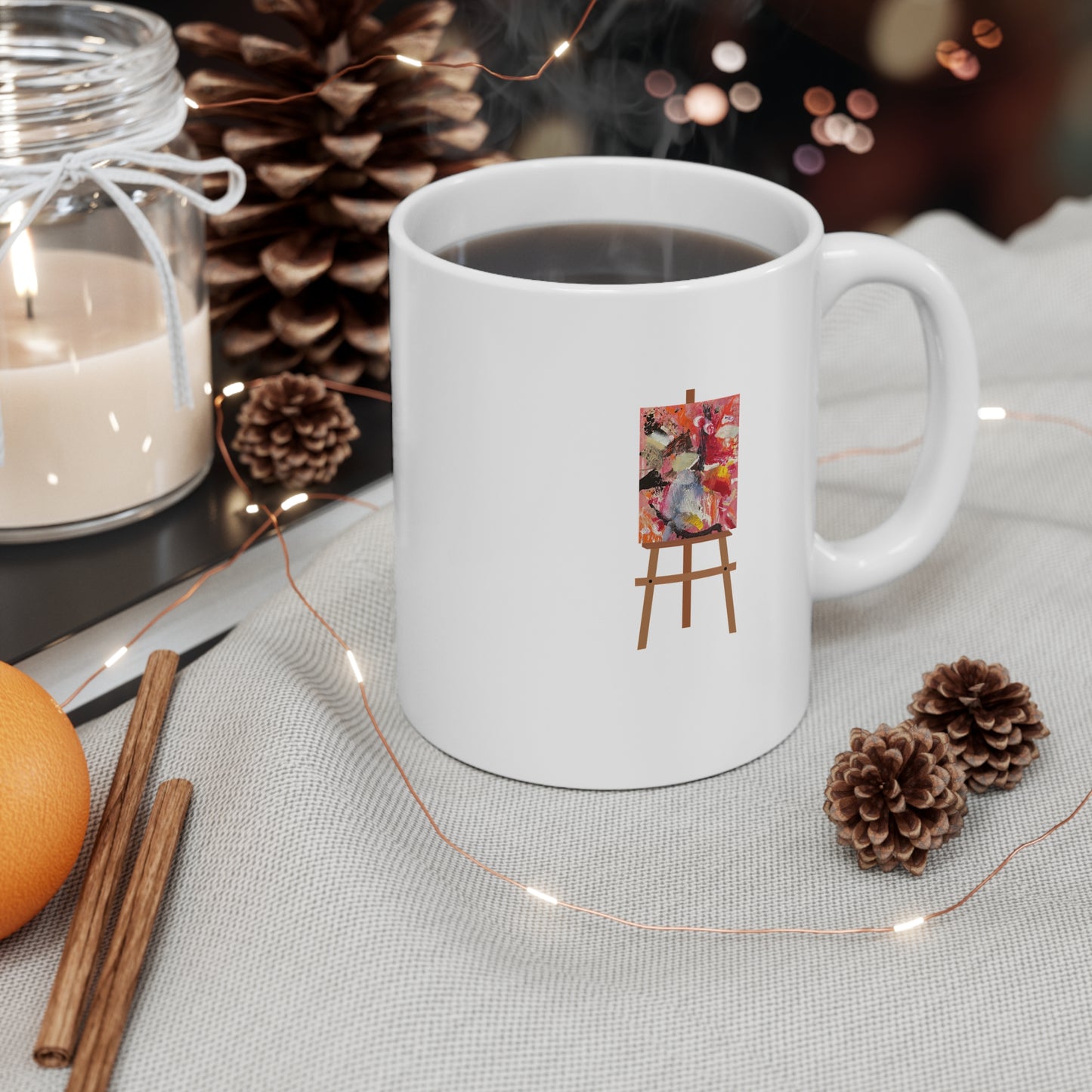 It's A Pleasure (Easel) 11oz White Mug