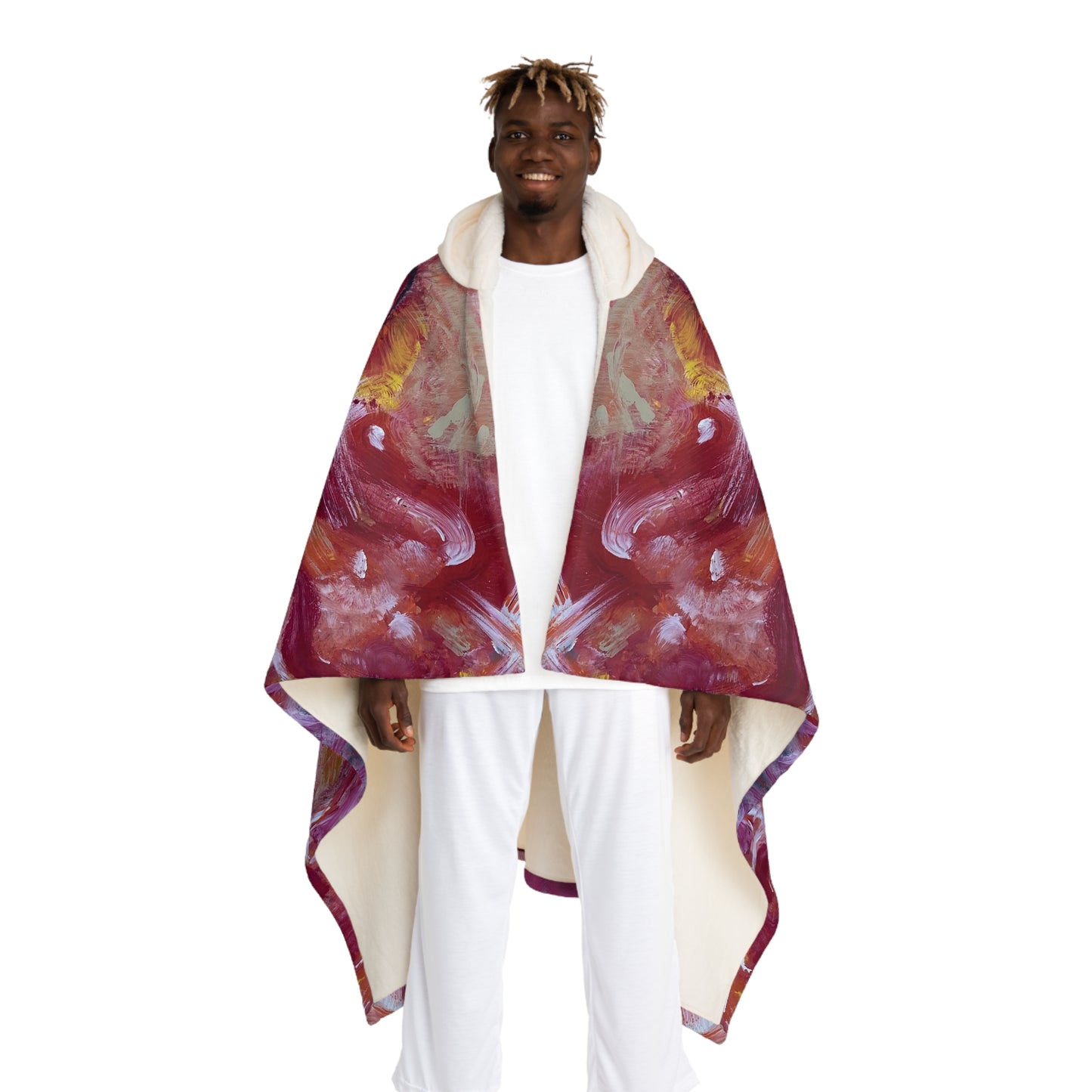 The Others Hooded Sherpa Fleece Blanket