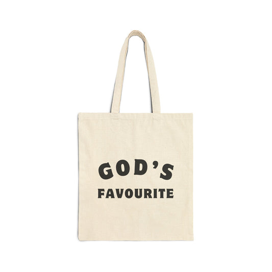 God's Favourite Cotton Canvas Tote Bag
