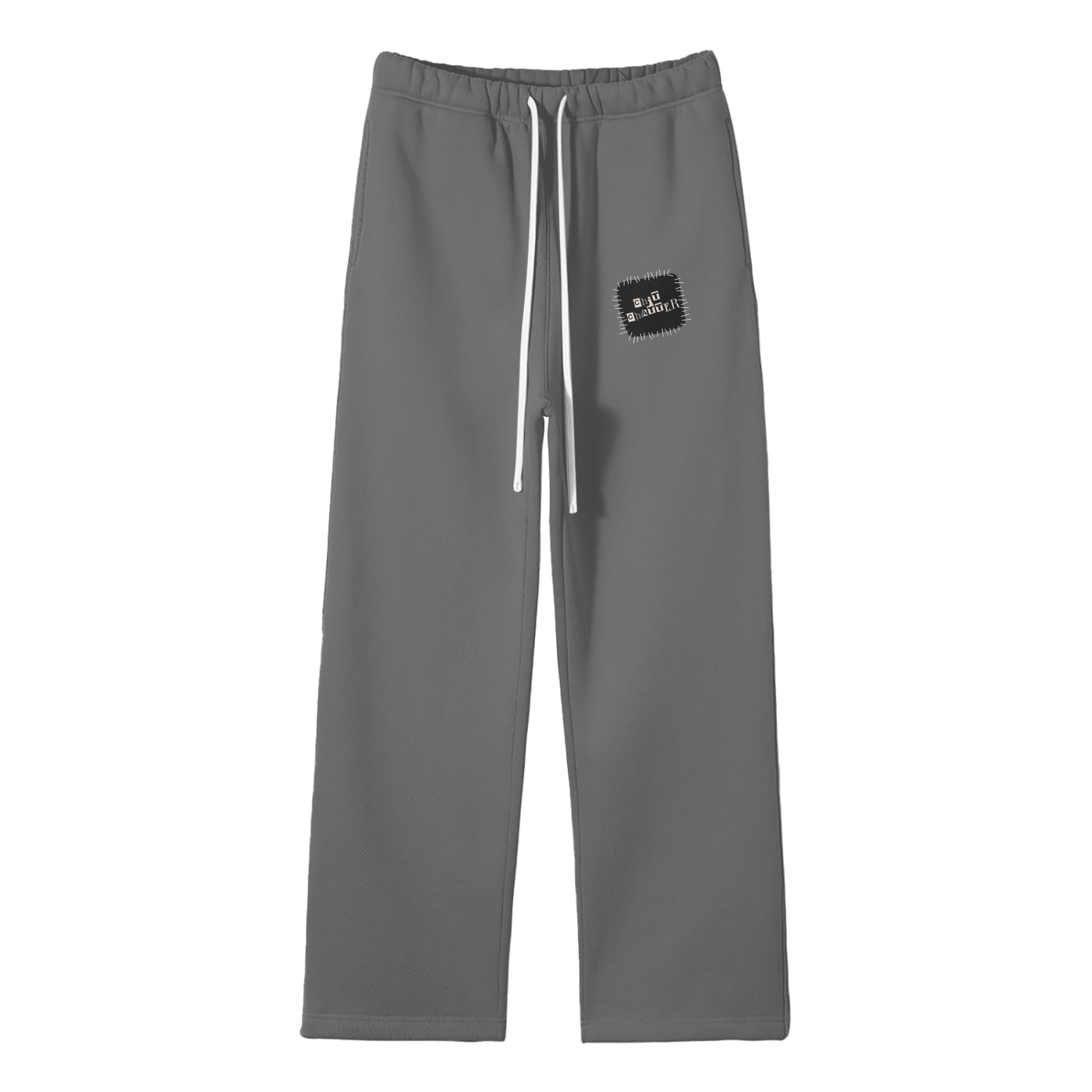 Chit Chatter Streetwear Fleece Straight Leg Pants