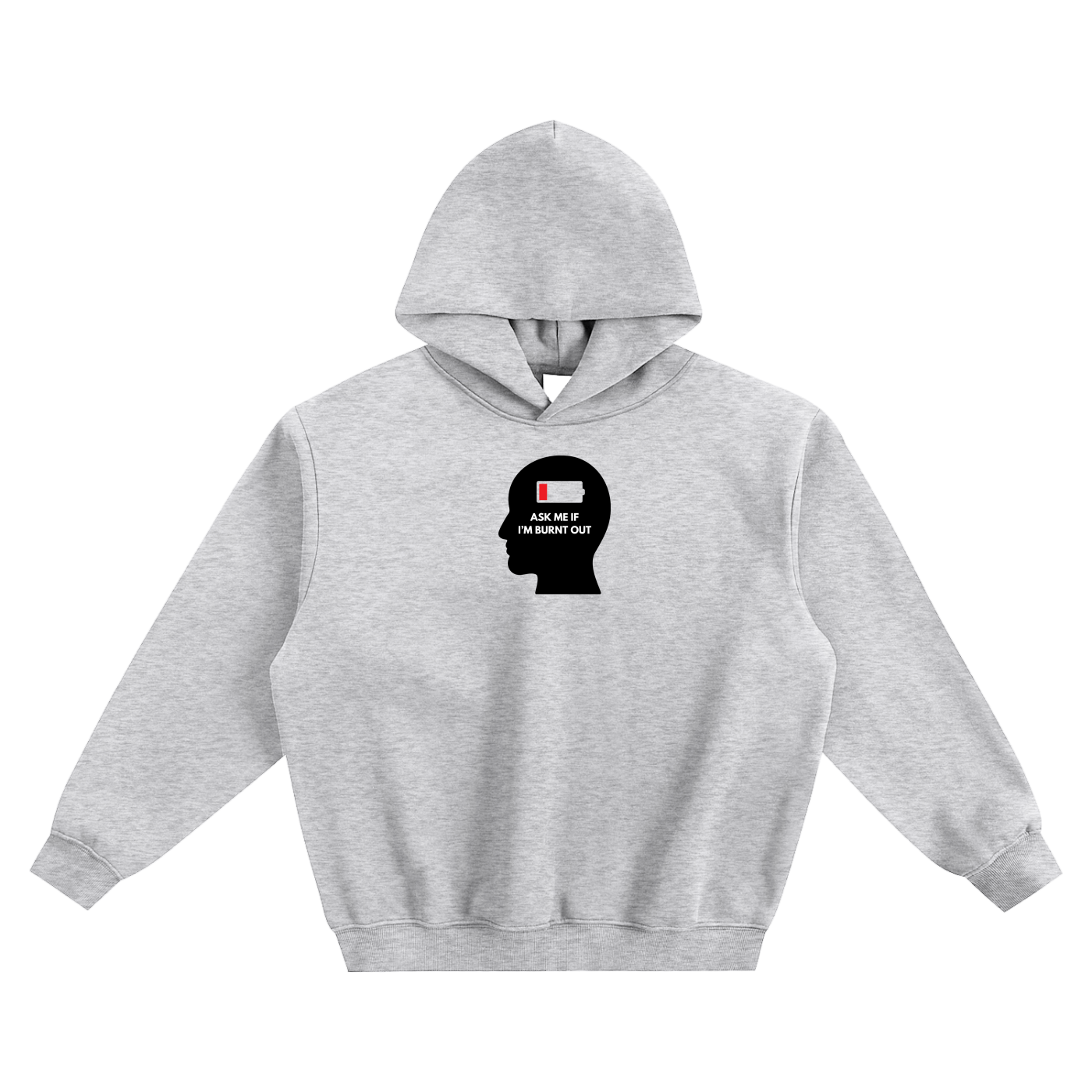 Ask Me If I'm Burnt Out Fleeced Boxy Hoodie
