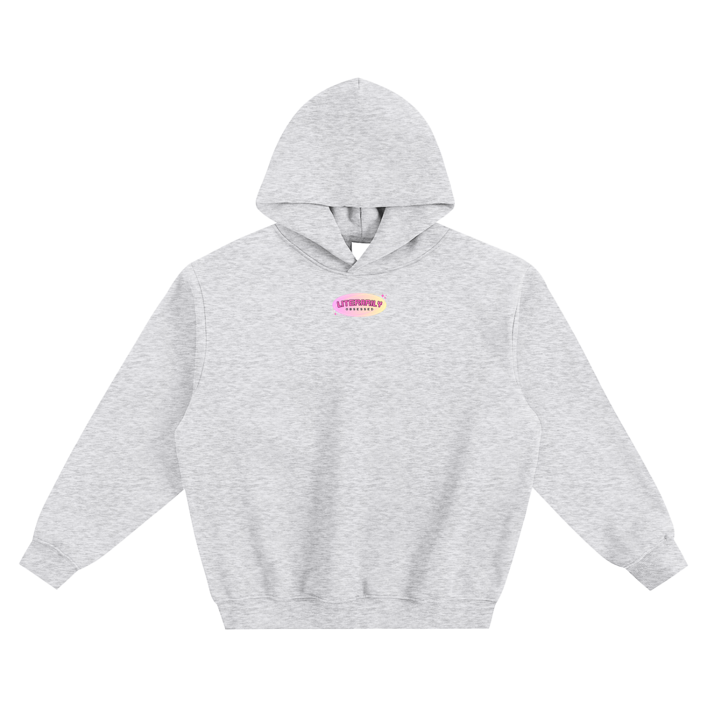 Literarily Obsessed Fleeced Boxy Hoodie