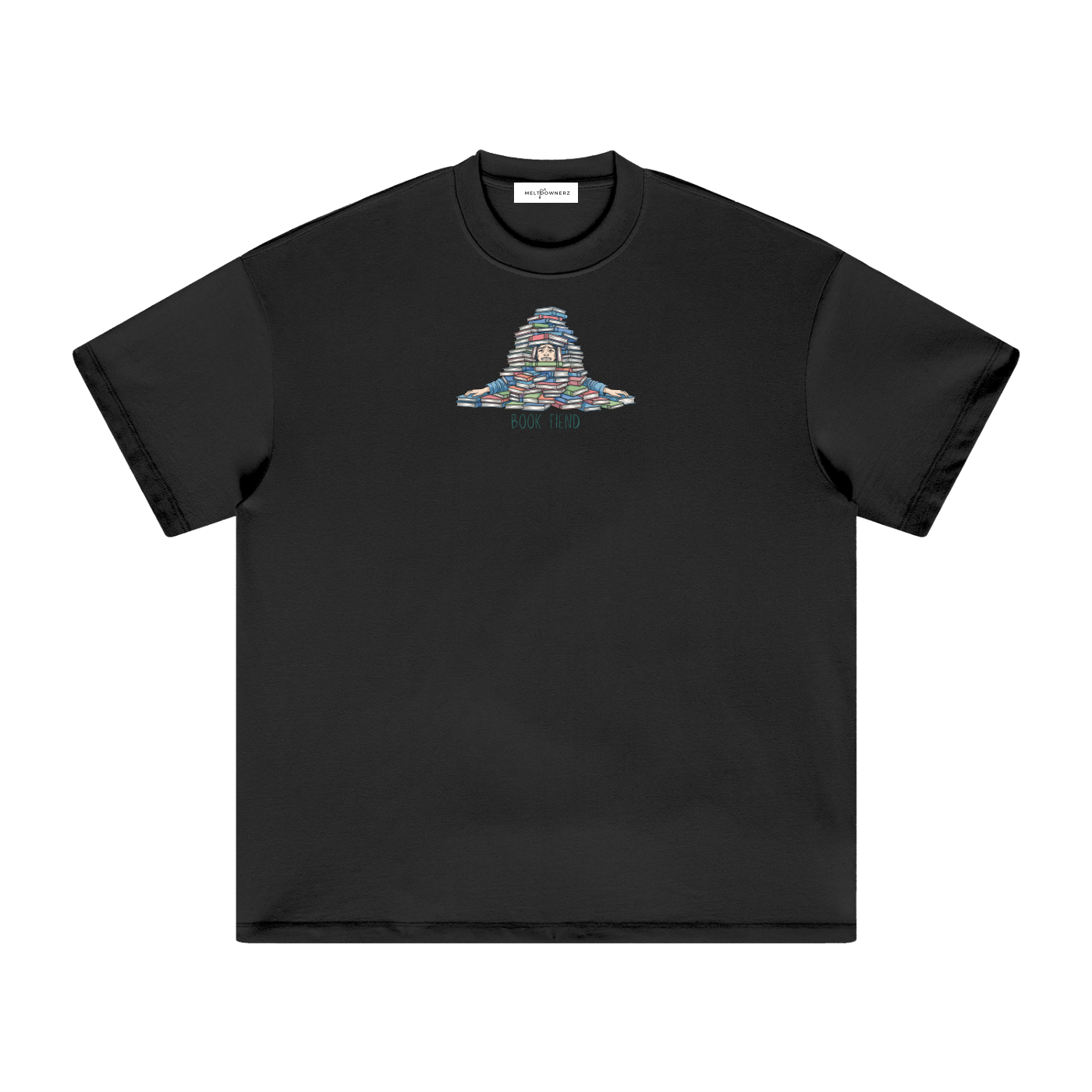 Book Fiend (Pile) Heavyweight T-Shirt
