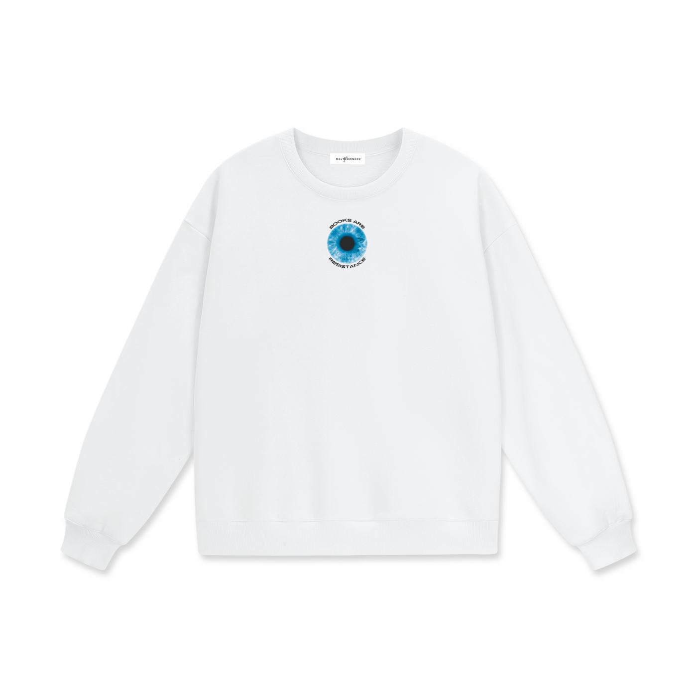 Books Are Resistance (Eye) Heavyweight Drop Shoulder Sweatshirt