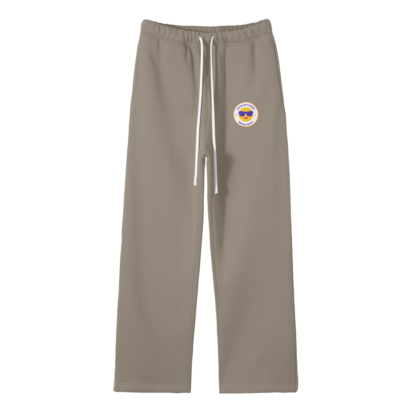 Please Be Patient I Have Autism Streetwear Fleece Straight Leg Pants