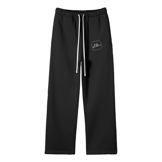 Chit Chatter Streetwear Fleece Straight Leg Pants