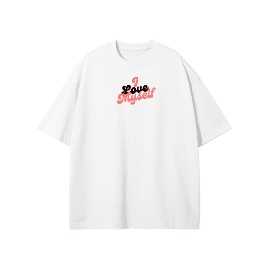 I Love Myself (1) Streetwear Heavyweight Loose Fit T-Shirt