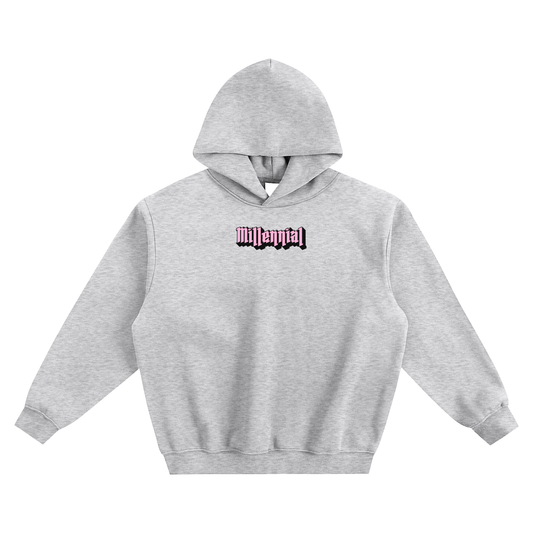 Millennial Fleeced Boxy Hoodie
