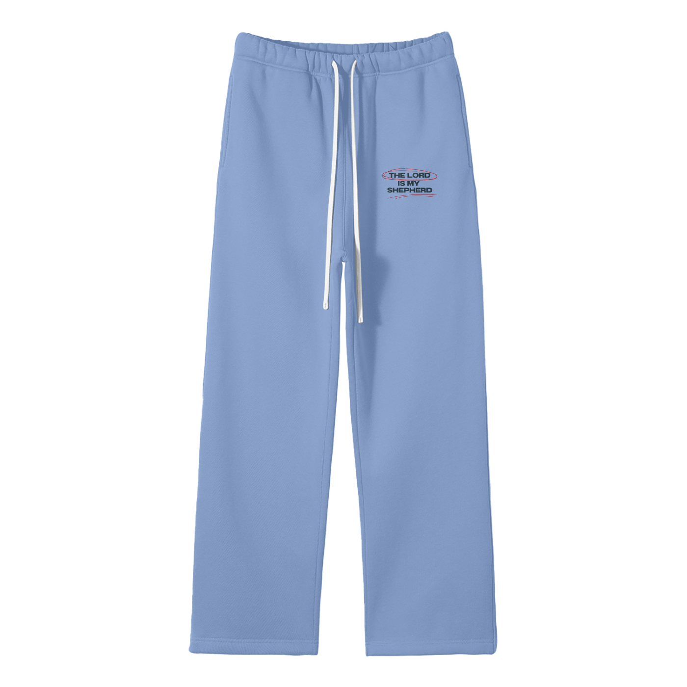 The Lord Is My Shepherd Streetwear Fleece Straight Leg Pants