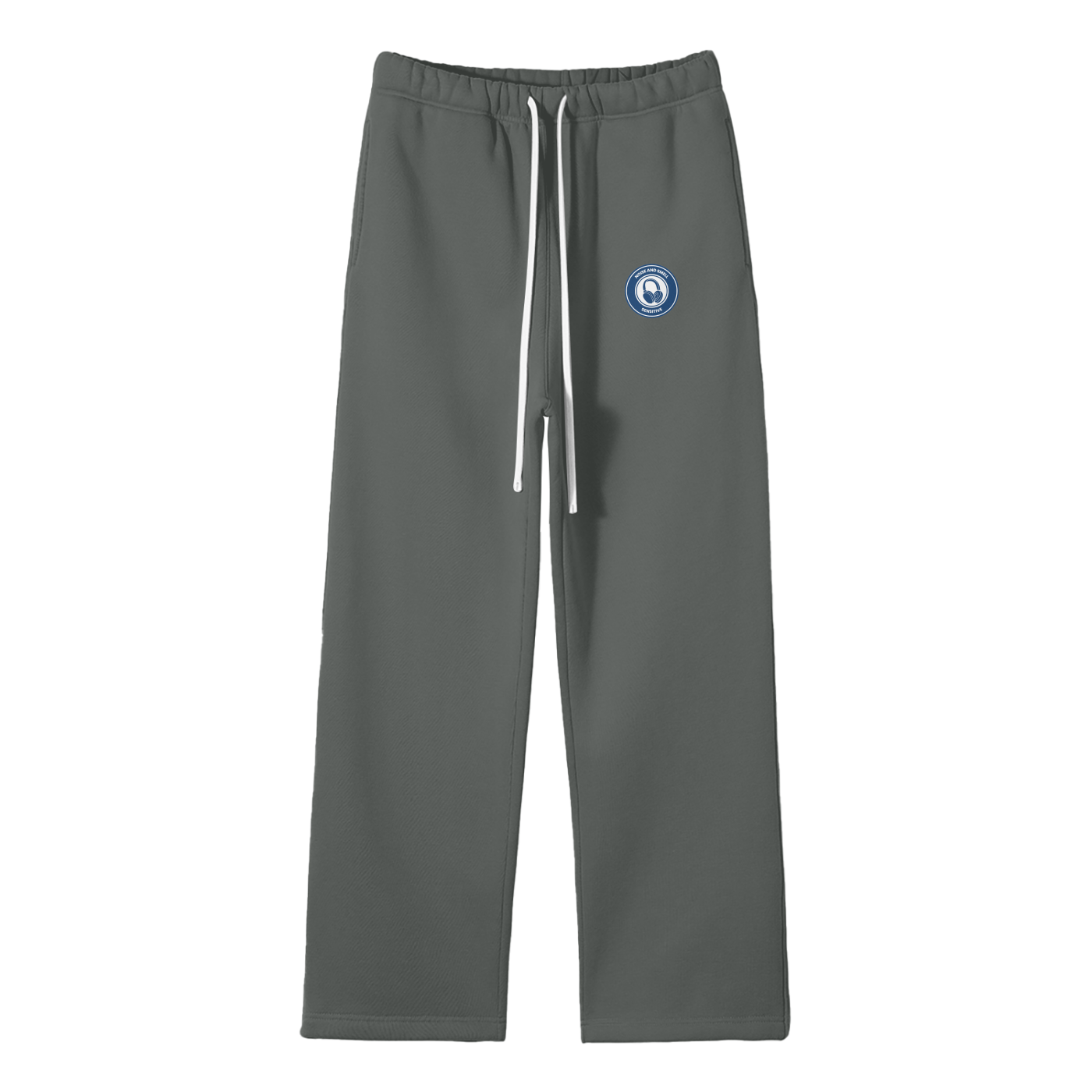 Noise & Smell Sensitive Streetwear Fleece Straight Leg Pants