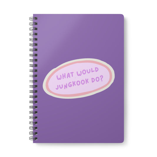What Would Jungkook Do? Wirobound Softcover Notebook, A5