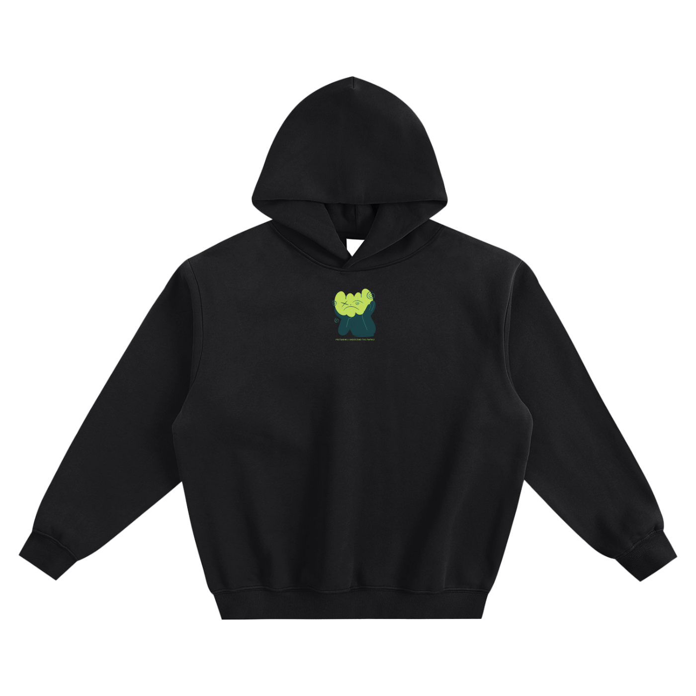Pretending I Understand This Fantasy Fleeced Boxy Hoodie