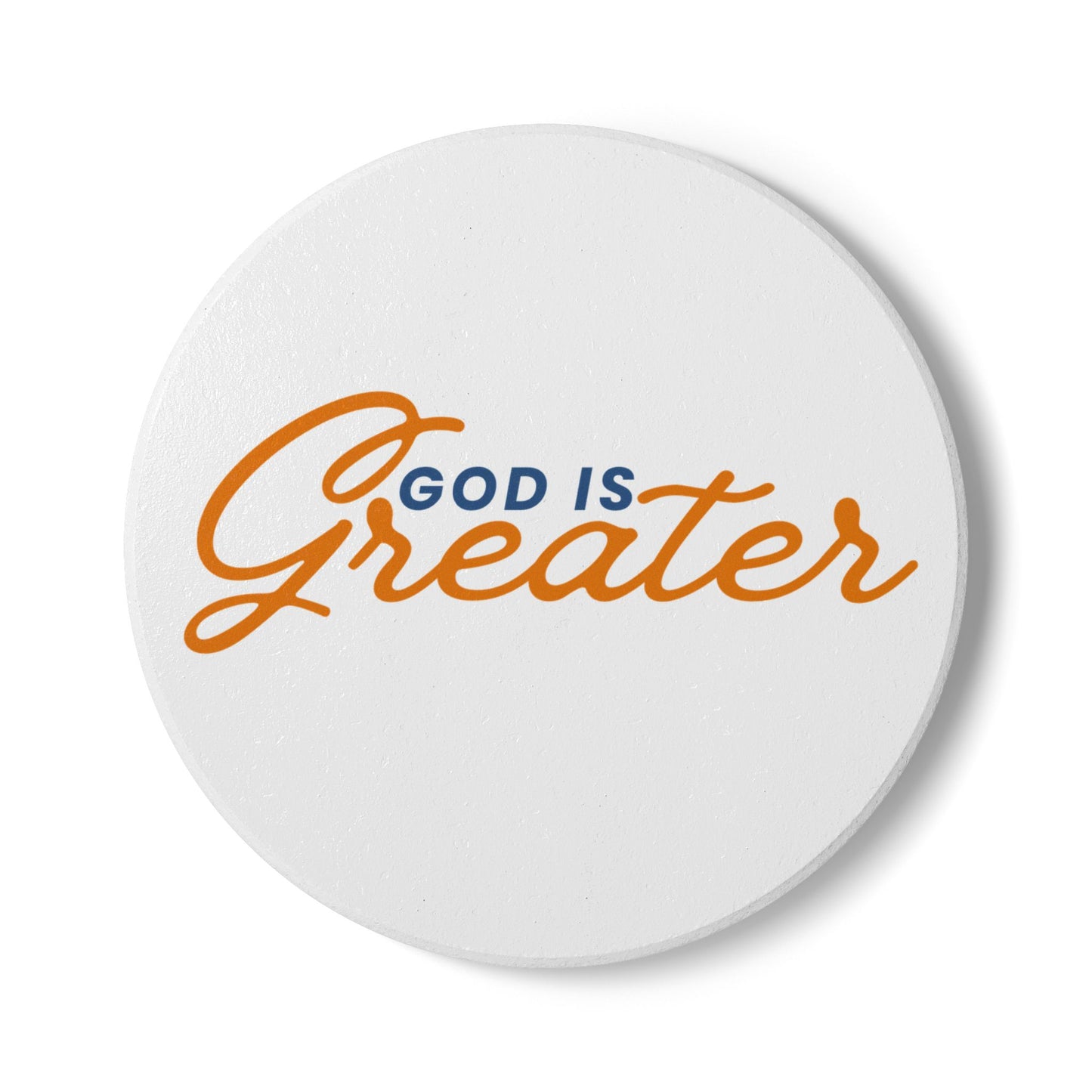 God Is Greater (1) Ceramic Coaster