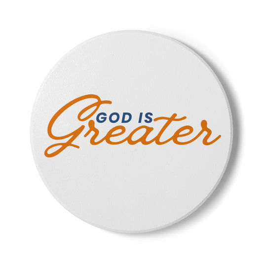 God Is Greater (1) Ceramic Coaster