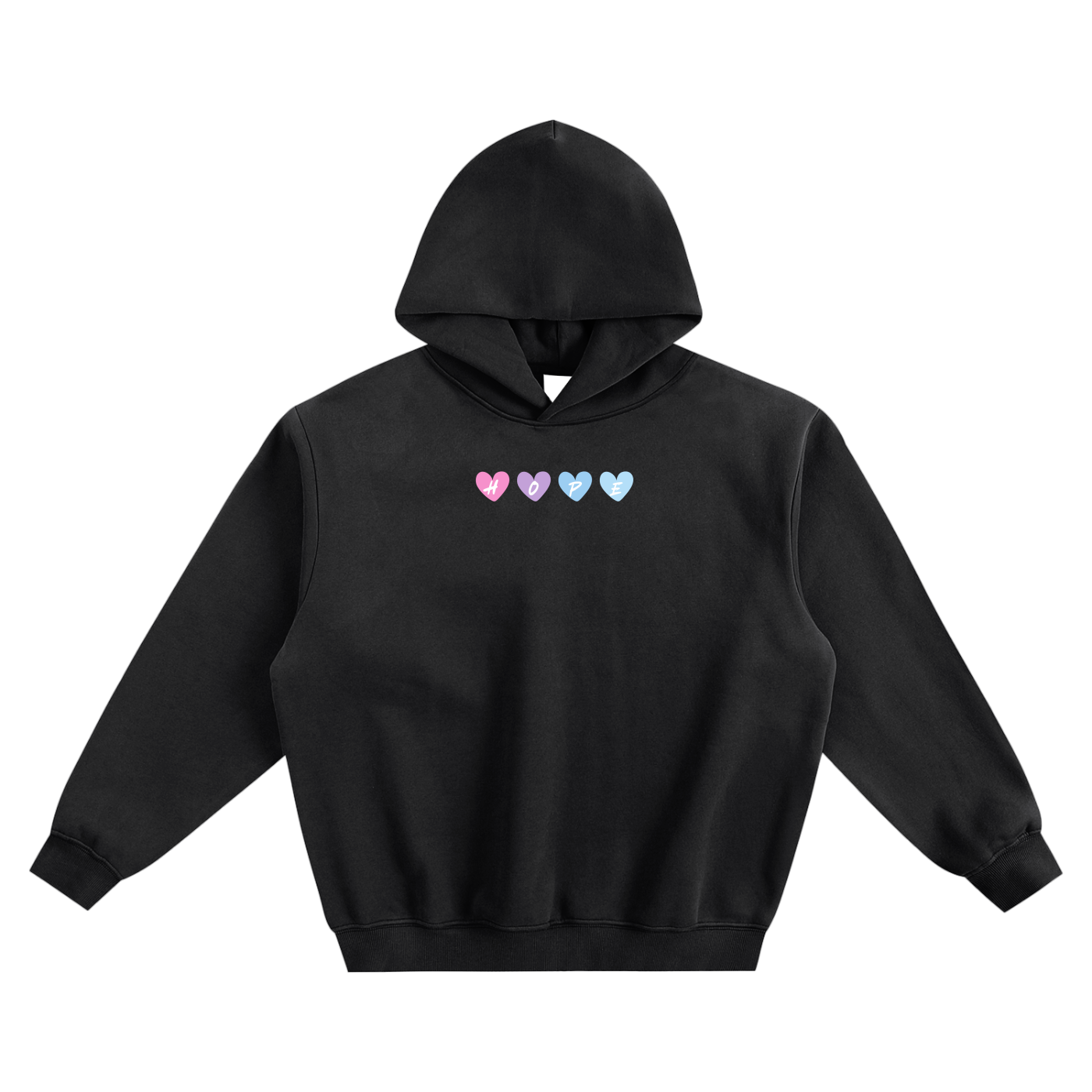 Hope Fleeced Boxy Hoodie