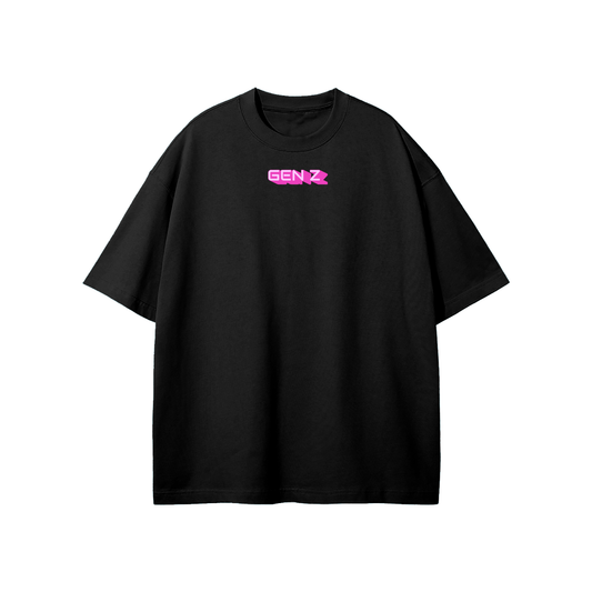 Gen Z (Pink) Streetwear Heavyweight Loose Fit T-Shirt