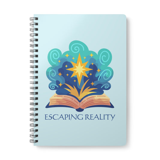 Escaping Reality (Magic) Wirobound Softcover Notebook, A5