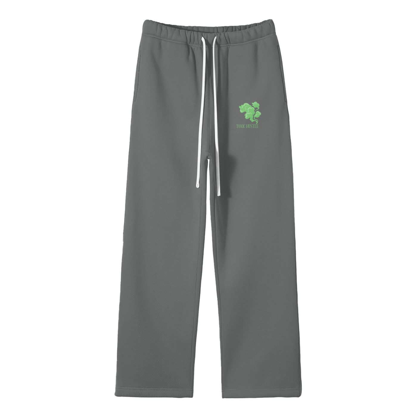 Toxic Hustle Streetwear Fleece Straight Leg Pants