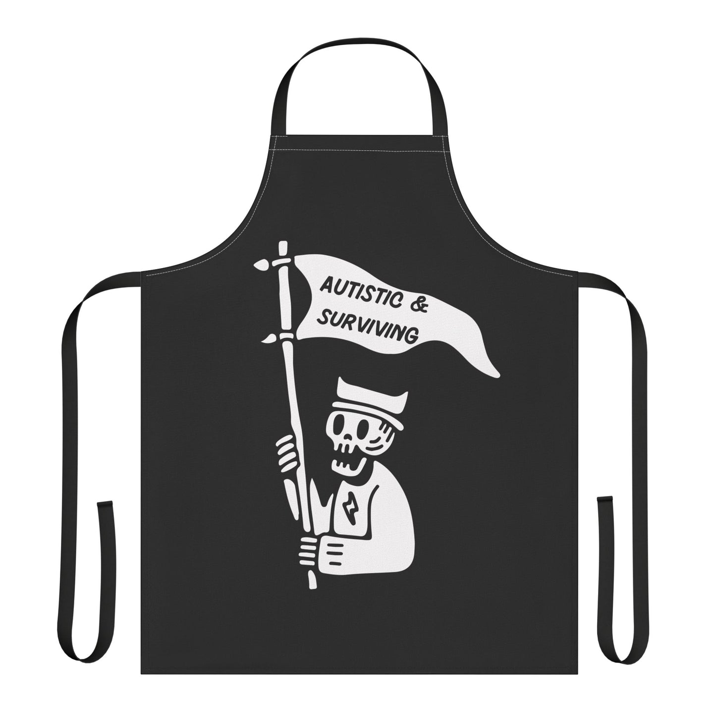 Autistic & Surviving Apron, 5-Color Straps