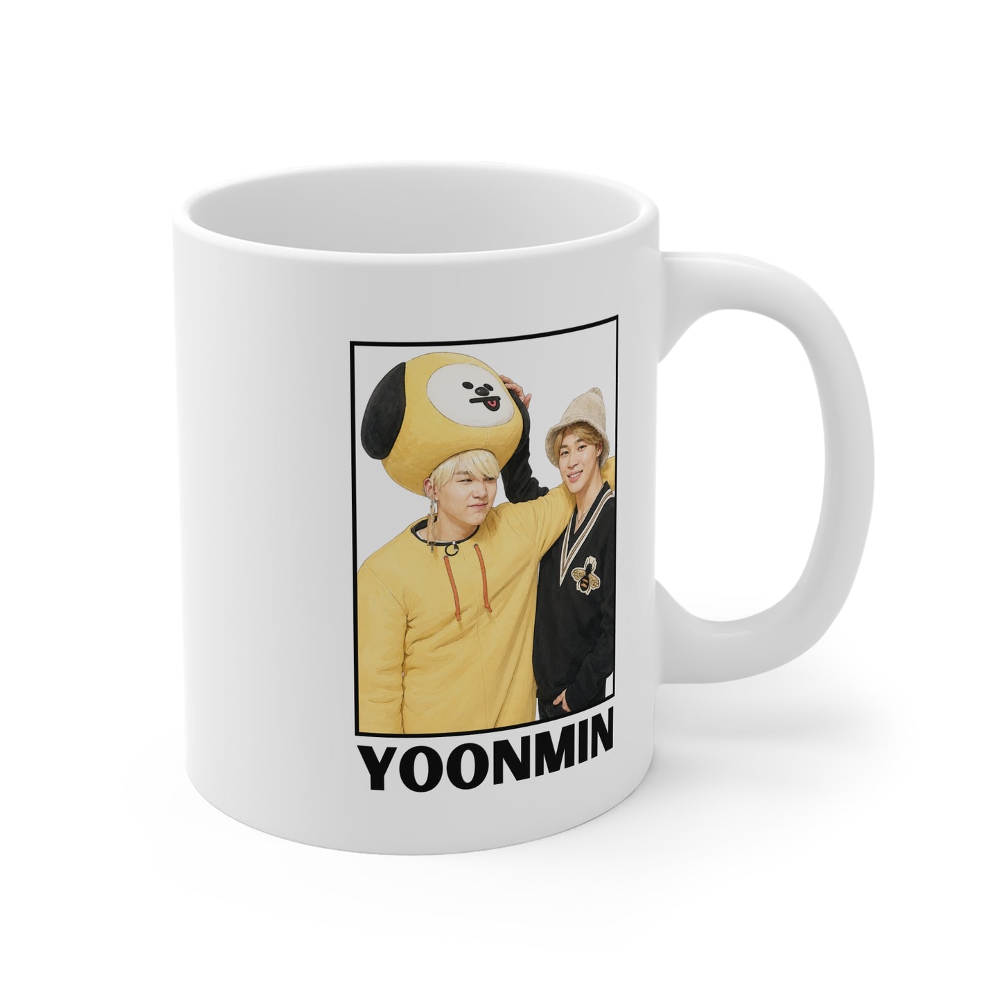 Yoonmin (Yoongi Costume & Jimin) 11oz White Mug